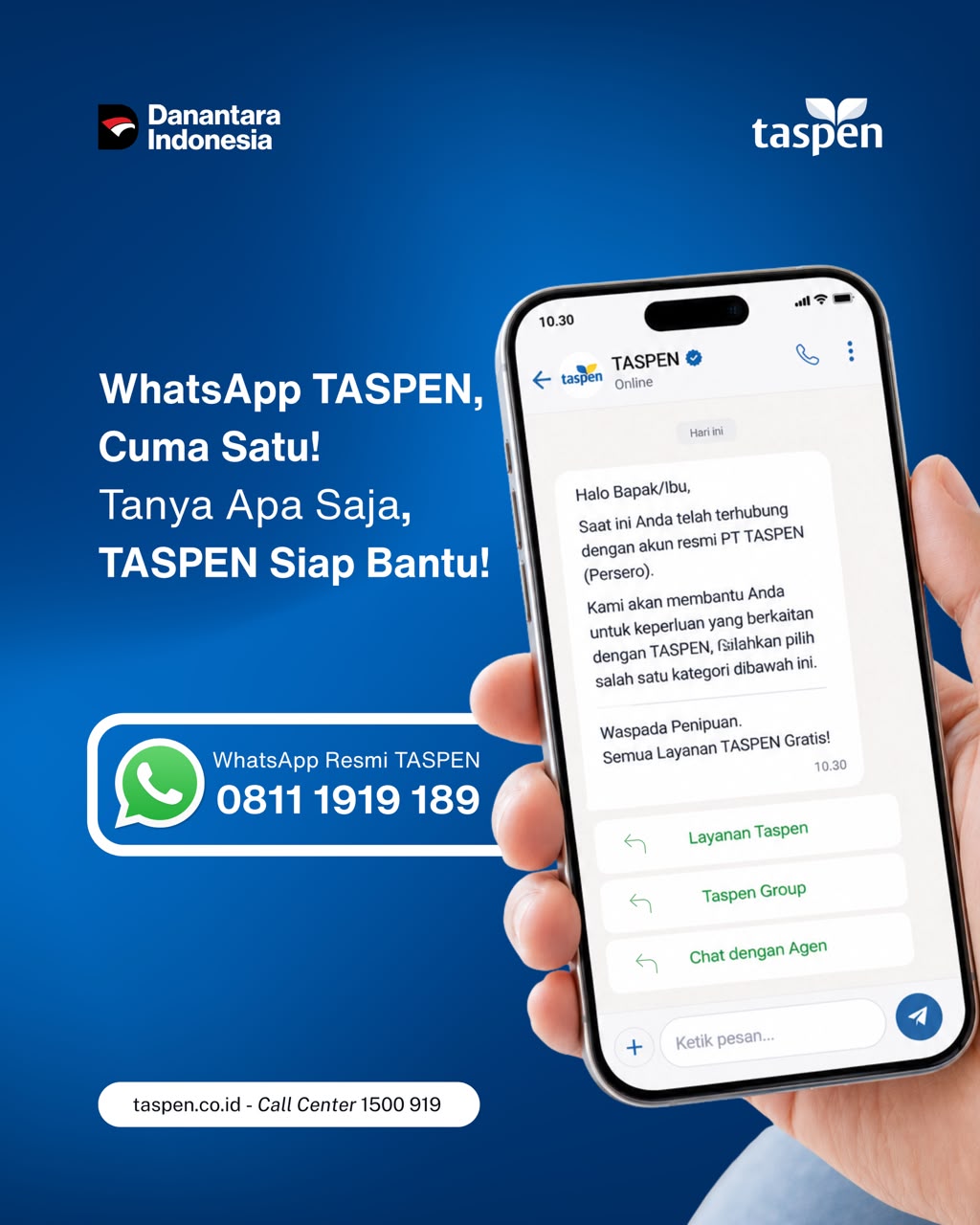 Penyediaan Kanal Layanan Resmi yang Semakin Lengkap TASPEN Dekatkan Layanan bagi Peserta