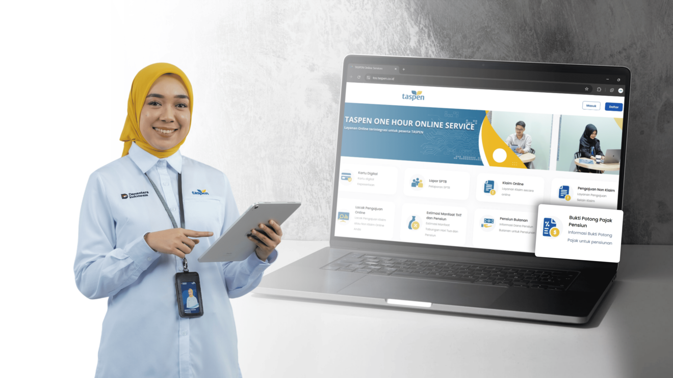 TASPEN Dukung Pemanfaatan Relaksasi Pelaporan SPT 2025, Penerima Manfaat Pensiun Bisa Akses Bukti Potong melalui TOOS 